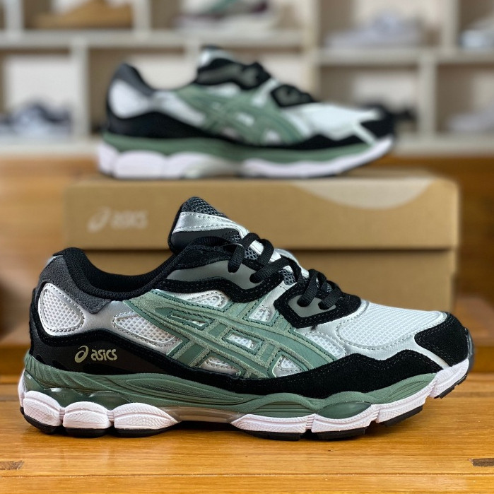 Asics Gel NYC ผู้ชายและผู้หญิงรองเท้าวิ่ง NYC Shock Absorption รองเท้ากีฬา 1201A789-101 C2GO