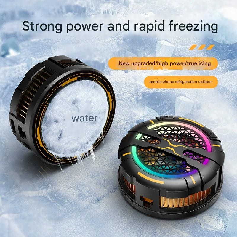 15W esports Magnetic Semiconductor Air Game พัดลมระบายความร้อนโทรศัพท์ Cooler K15 พร้อม RGB เซมิคอนด