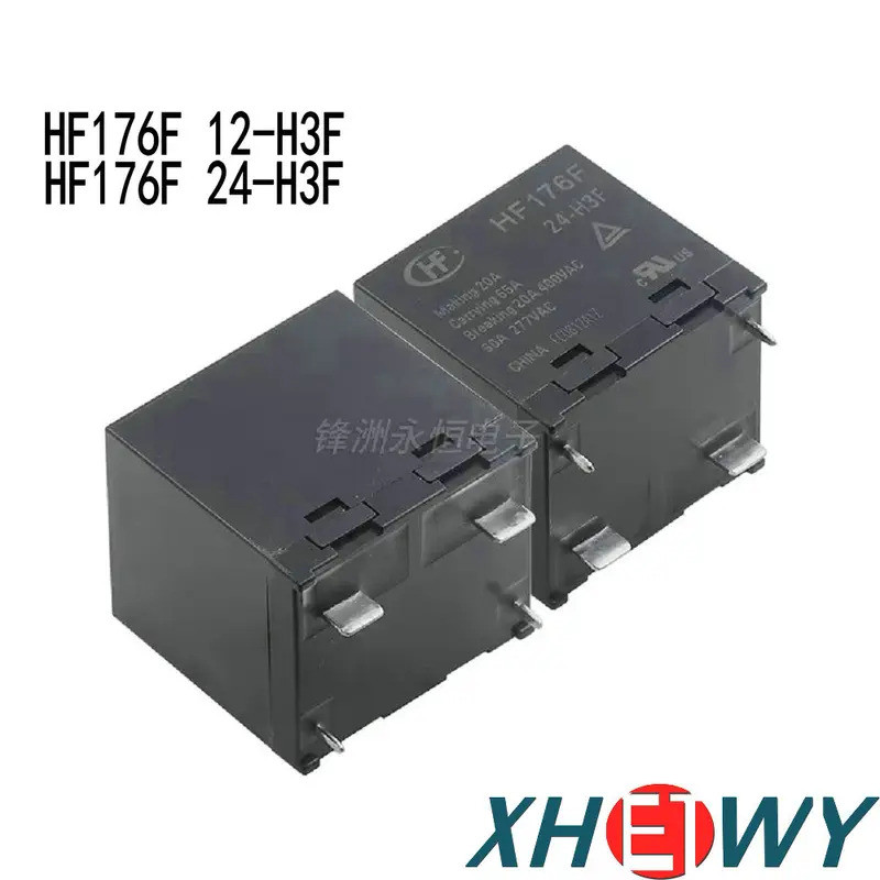 1PCS HF176F/12-H3F HF176F/024-H3F 65A พลังงานแสงอาทิตย์รีเลย์ HF176F 12-H3F 24-H3F HF176F-12-H3F 12V