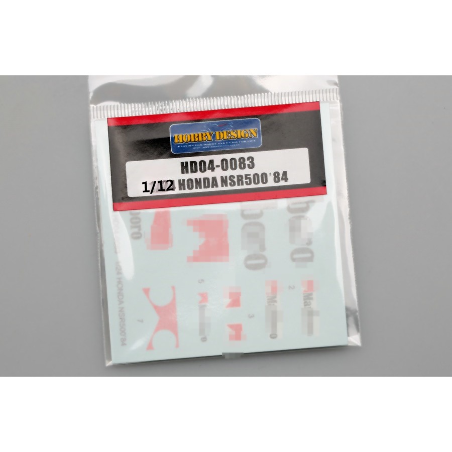 HobbyDesign 水贴 1/12 YAMAHA YZR500 88 HD04-083