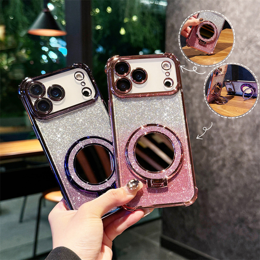 ตัวยึดกระจกไฟฟ้าป้องกันการตกเคสโทรศัพท์สําหรับ ไอโฟน 17 มือโปร สูงสุด 12 13 14 15 16 มือโปร สูงสุด อากาศ 15 16 บวก รวมทุกอย่างกันกระแทกฮาร์ดเชลล์เคสป้องกันโทรศัพ