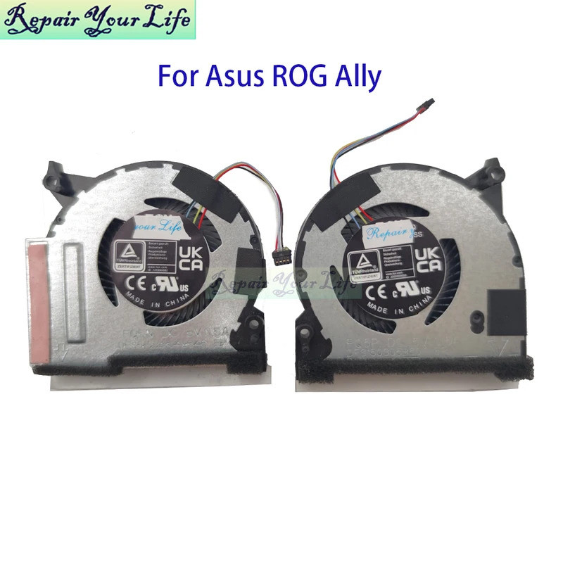 พัดลมระบายความร้อนคอนโซลมือถือ PC สําหรับ Asus Rog Ally RC71L 2023 13NR0GY0M01011 13NR0GY0M02011 6033B0124601 6033B0124501 ใหม่ ใหม่