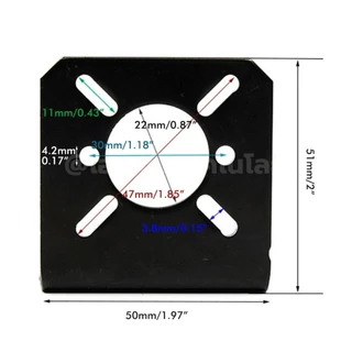 JA057 ฉากยึดมอเตอร์ 750/755/775/795/850/895 L Shape Support DC Motor Bracket / Step Motor 28/35/42 NEMA17 ตัวยึดมอเตอ...