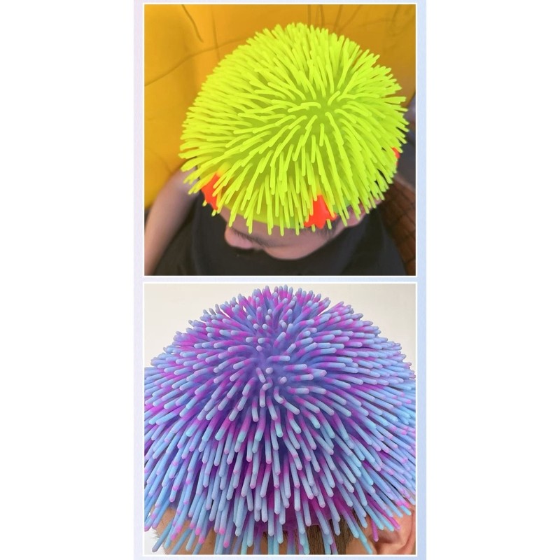 FL ยางนุ่ม Prick หมวกหมวกตลกขนาดของเล่นยืดหยุ่น Unwinding ตลกสไตล์เดียวกันวันหยุดปาร์ตี้วันหยุด - รูปที่ 3