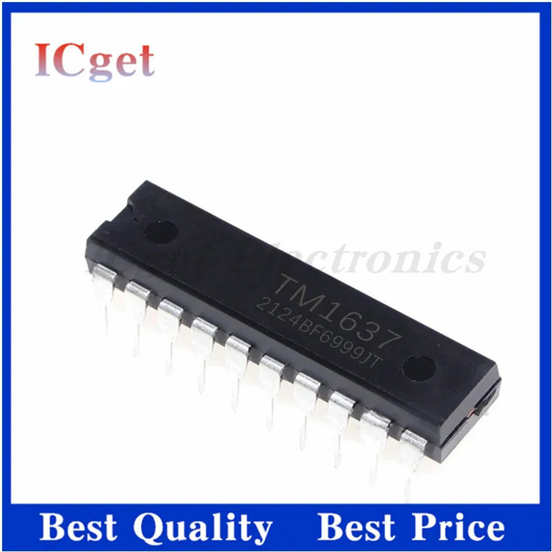 5PCS TM1637 TM1616 TM1650 TM1630 TM1636 DIP-18 ชิป ic