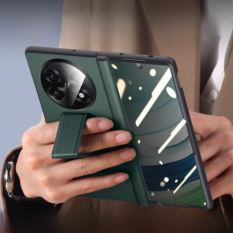 ใหม่สําหรับ OPPO Find N5 เคสโทรศัพท์ FindN5 FindN3 พร้อมเมมเบรน HD สายรัดข้อมือหนังธรรมดาเคสโทรศัพท์ - รูปที่ 3