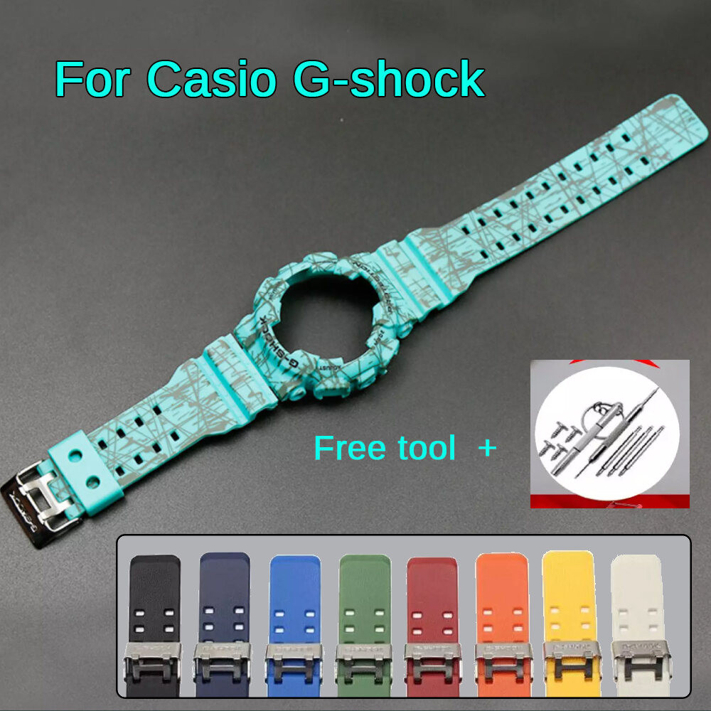 G Shock bezel และสายสําหรับ G-SHOCK Case & Strap ชาย GA-110 GA100 GA120 GA-140 GA150 GD-120 / GLS100