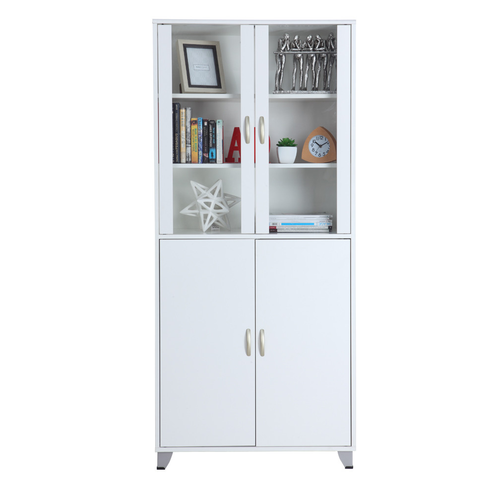 Furinbox ตู้ 4 บานเปิด รุ่น NB วันเวร์-เอฟ - สีขาว