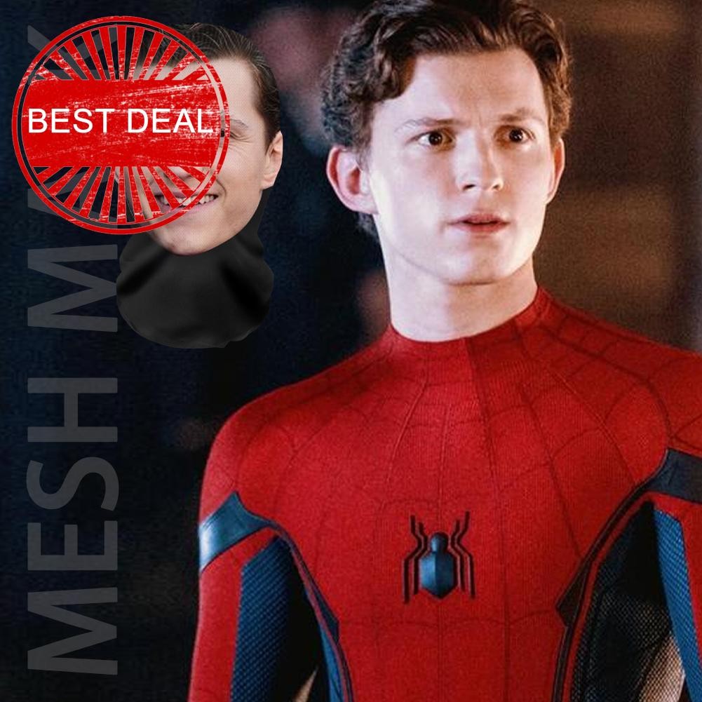 หน้ากากที่สมจริงตาข่ายคนดัง Balaclava หมวกหมวกสนุก Props เครื่องแต่งกายแปลกใหม่หน้ากากคอสเพลย์ N8O8