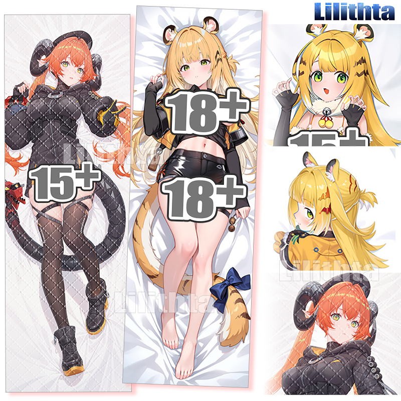 Dakimakura ปลอกหมอนแบบกำหนดเอง Zenless Zone Zero Jufufu และ Orpheus