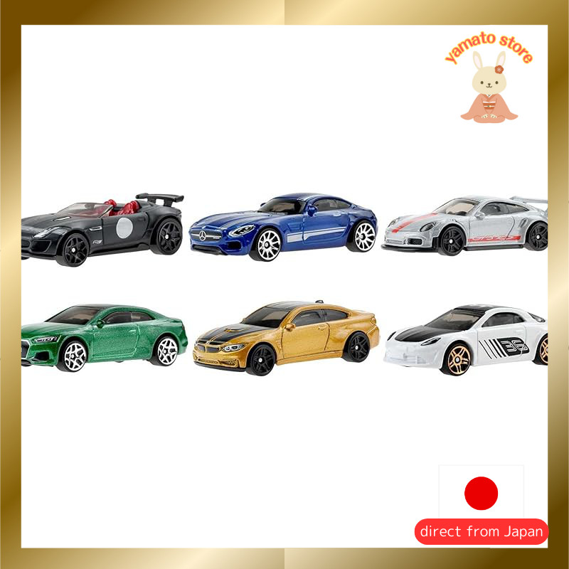 Hot Wheels European Car Culture Multipack, 6 Mini Cars Included [Ages 3 and Up] HDH51 Mini