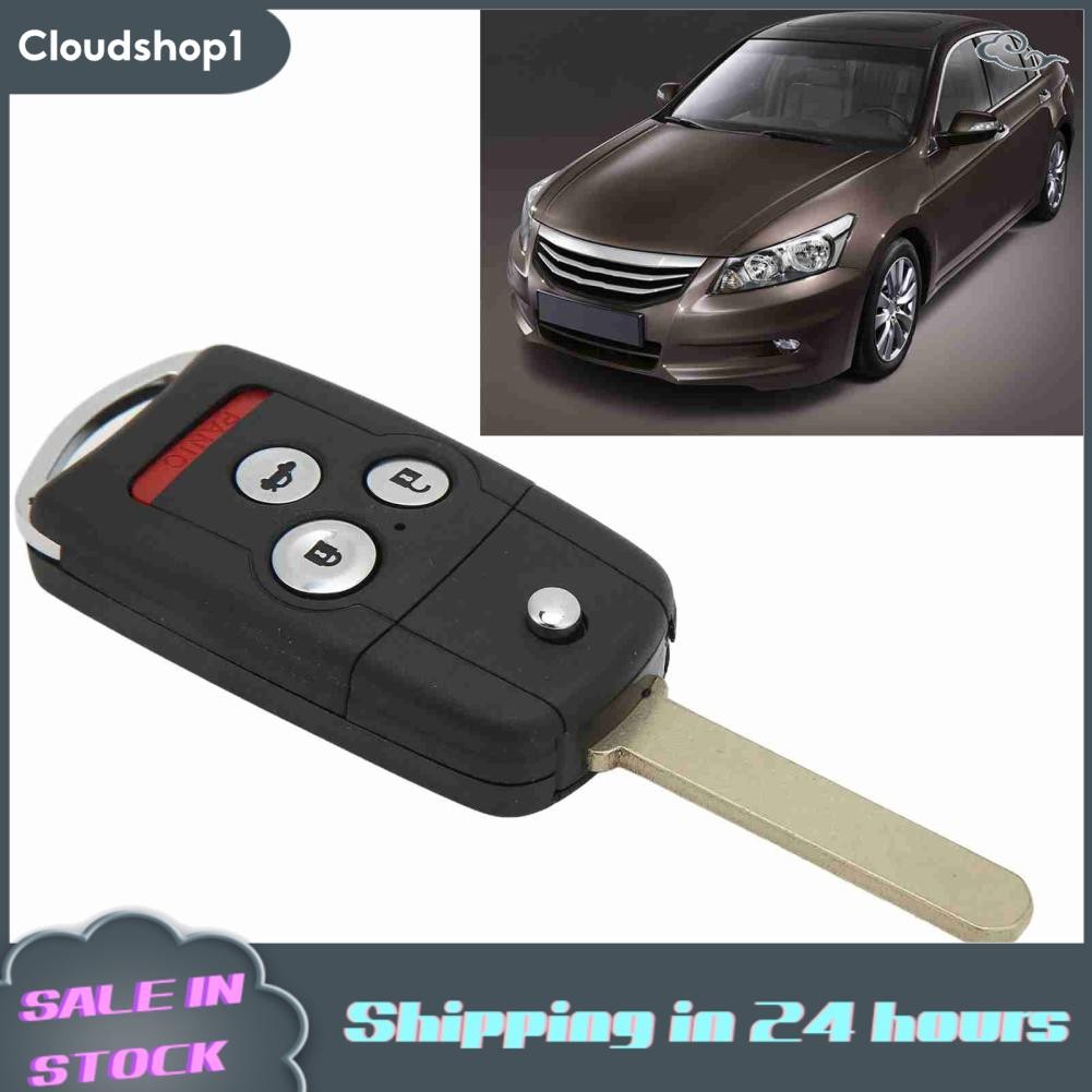 Cloudshop1 CloudShop1 4 ปุ่มคีย์รถยนต์เชลล์ FOB FLIP FLIP FLIP FOLING MLBHLIK-1T OUCG8D-439H-A N5F06