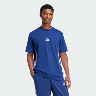 adidas ไลฟ์สไตล์ เสื้อยืดผ้าซิงเกิลเจอร์ซีย์ Essentials 3-St…