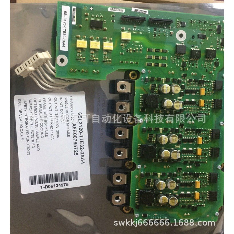 บอร์ดขับ S120 Siemens A5E00765725 C เหมาะสําหรับ 6SL3120-1TE32-0AA4 Negotiation คลังสินค้าพร้อม