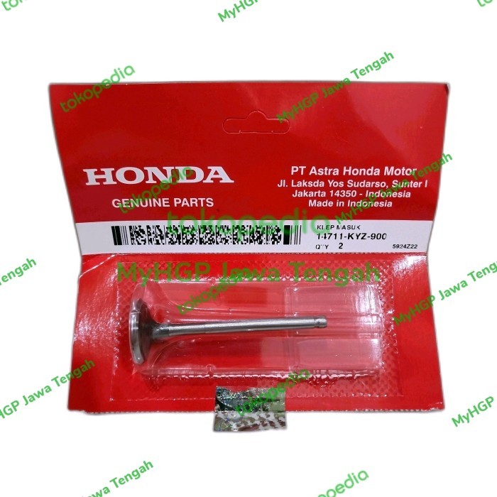 14711KYZ900 วาล์ว In/Inlet Supra X 125 FI Helm-in/K41 14711-KYZ-900