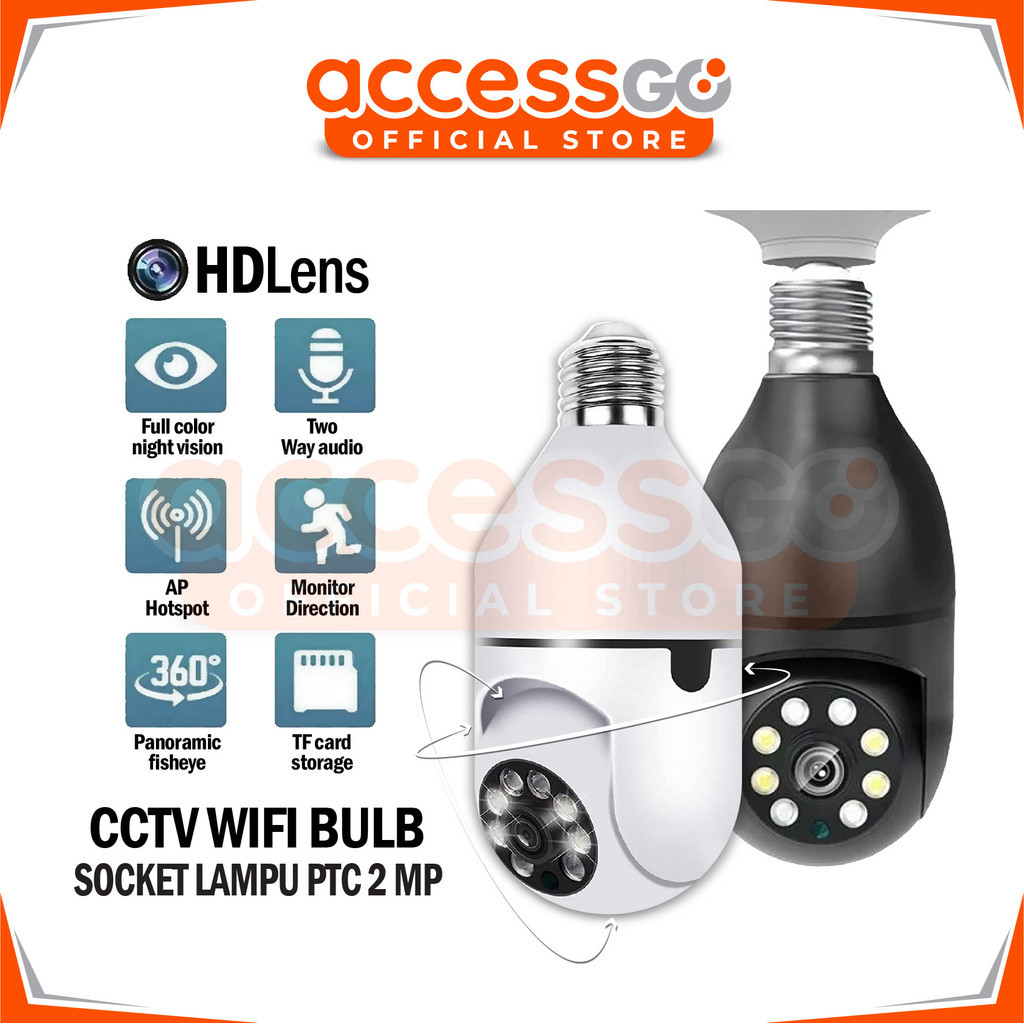 10.10 CCTV PTZ CAMERA WIFI Dome CCTV Light รุ่น - พร้อม LED CCTV BULB