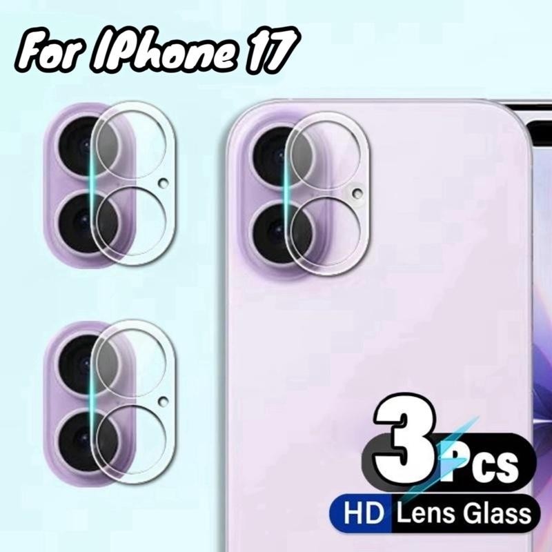 พร้อมส่ง ฟิล์มกันรอยเลนส์กล้อง For iPhone 17 17Air ฟิล์มกันรอยกล้องด้านหลังแบบใส ฟิล์มกระจกนิรภัยป้องกันเลนส์กล้อง