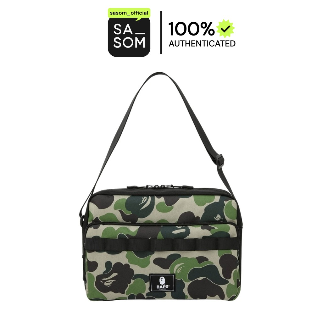 BAPE Magazine Exclusive Large Camo Shoulder Bag Camo | ของแท้ ตรวจสอบโดย SASOM