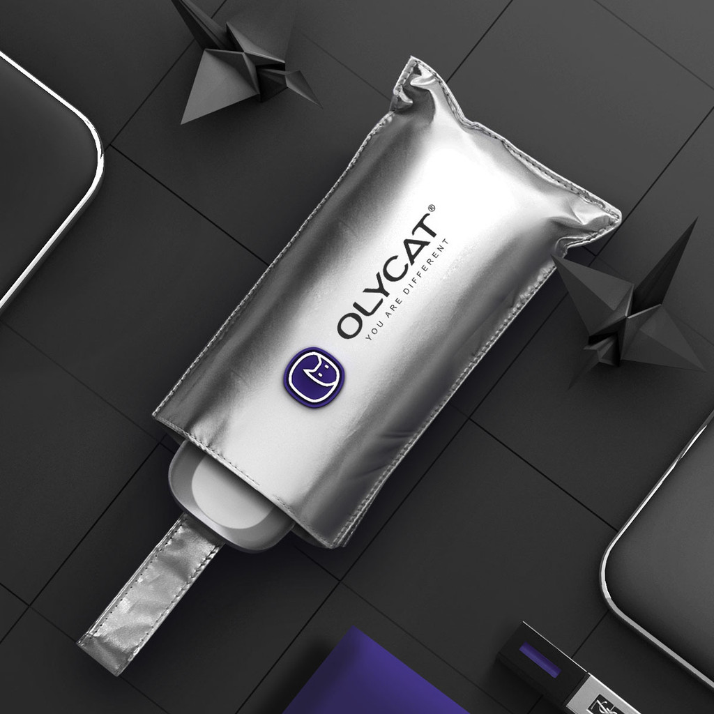 OLYCAT OLYCAT Professional Titanium Silver ครีมกันแดดร่ม Anti-Ultraviolet Cooling Ultra-Flat 50% พับร่ม UPF