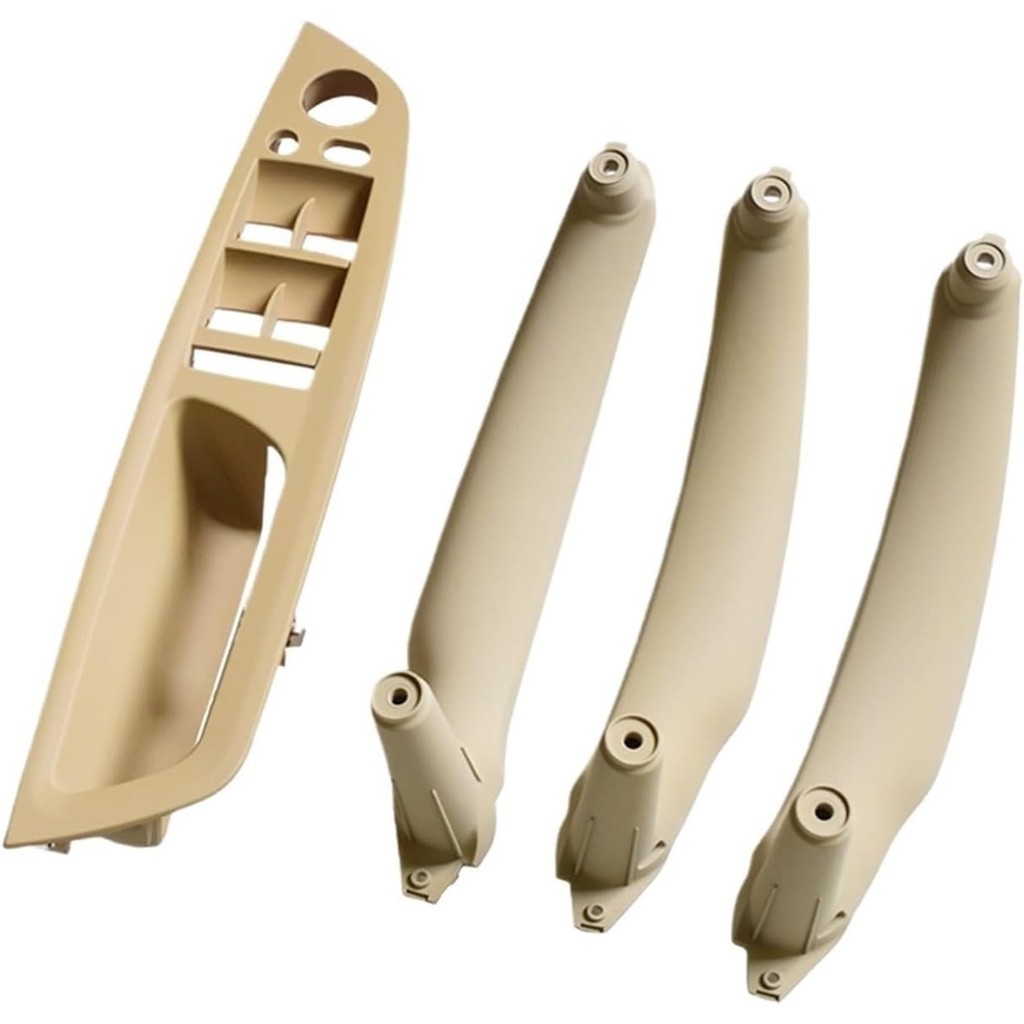 สีเบจสีดําที่เท้าแขนรถด้านหน้าไดร์เวอร์ Fit สําหรับที่นั่งมือจับประตูแผงด้านในดึง Trim ฝาครอบ Fit สํ