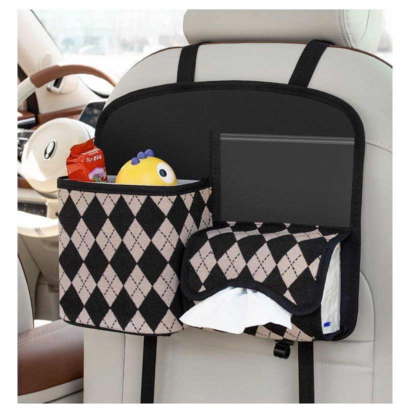 New Car Chair Back Storage Box Rear Seat Multifunctional Vehicle-Mounted Storage Box Decoration U1pJ