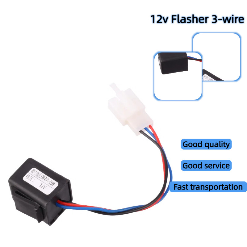 Waterproof Automotive Relay 12V three wire Car Relay with Black Red Copper Terminal Auto Relay with 