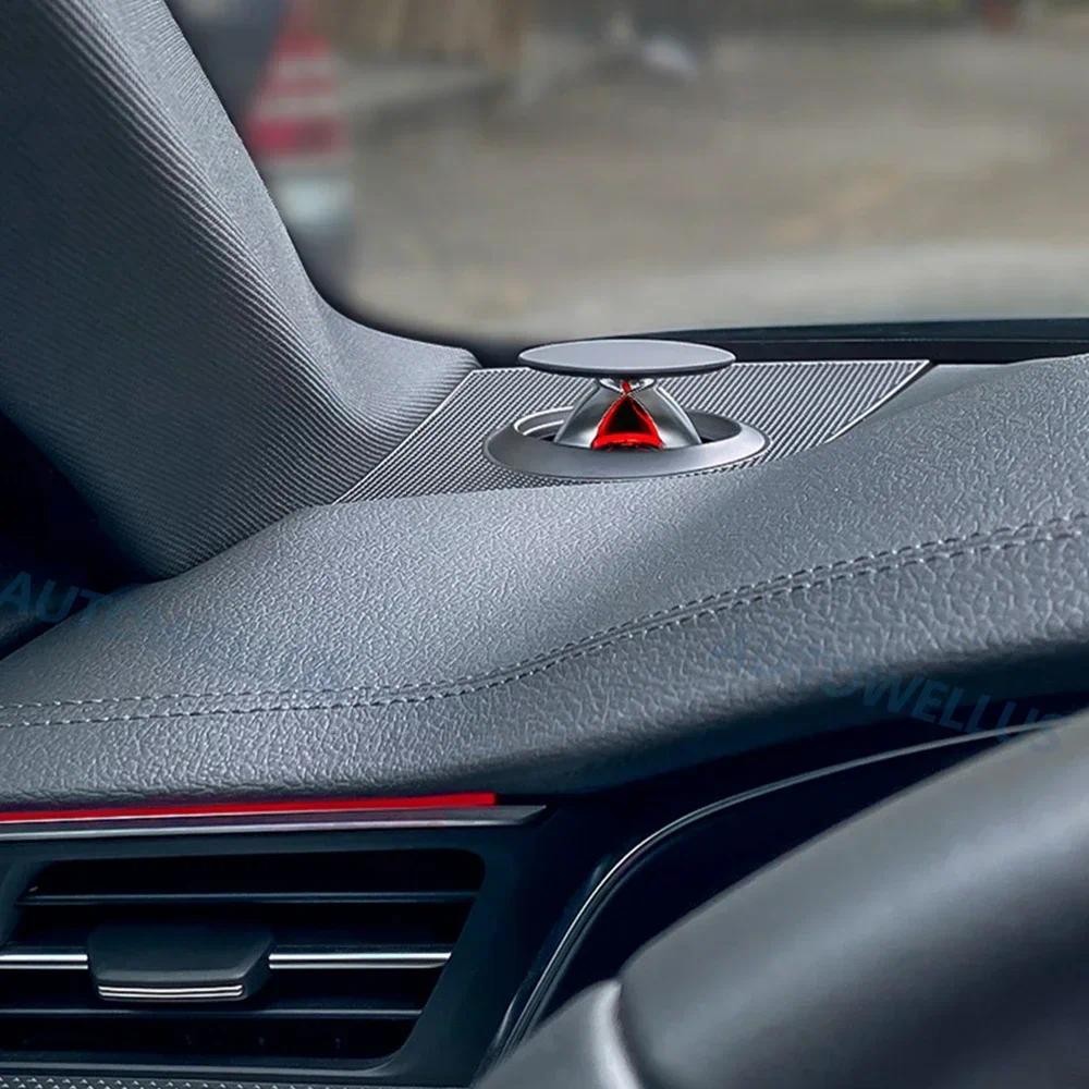 สําหรับ Audi A4 A5 A6 A7 Q5 Q7 Q8 C7 C8 B9 LED ยกทวีตเตอร์ลําโพง 32 สีรถเครื่องมือไฟฟ้า Treble Horn 