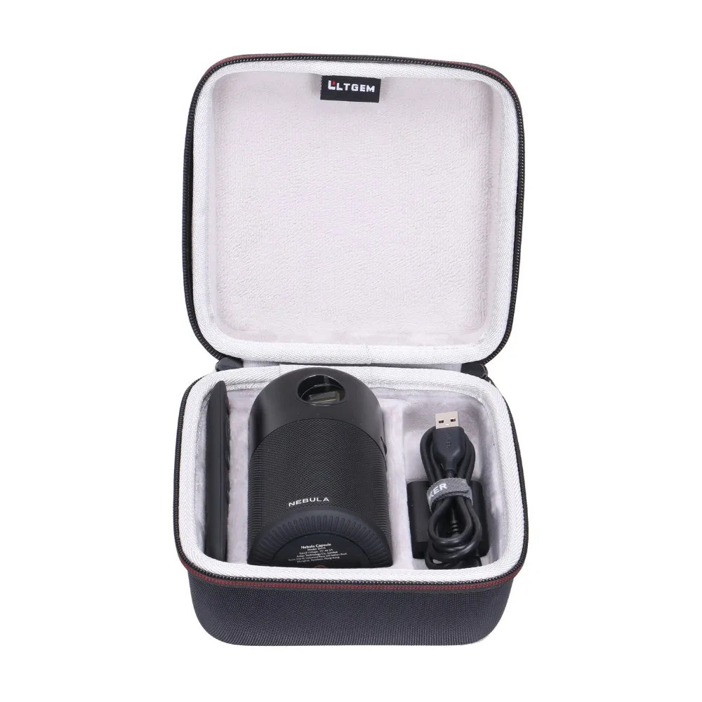 LTGEM EVA Hard Case สําหรับ Nebula Capsule Smart Mini Projector - Travel Protective Carrying Storage