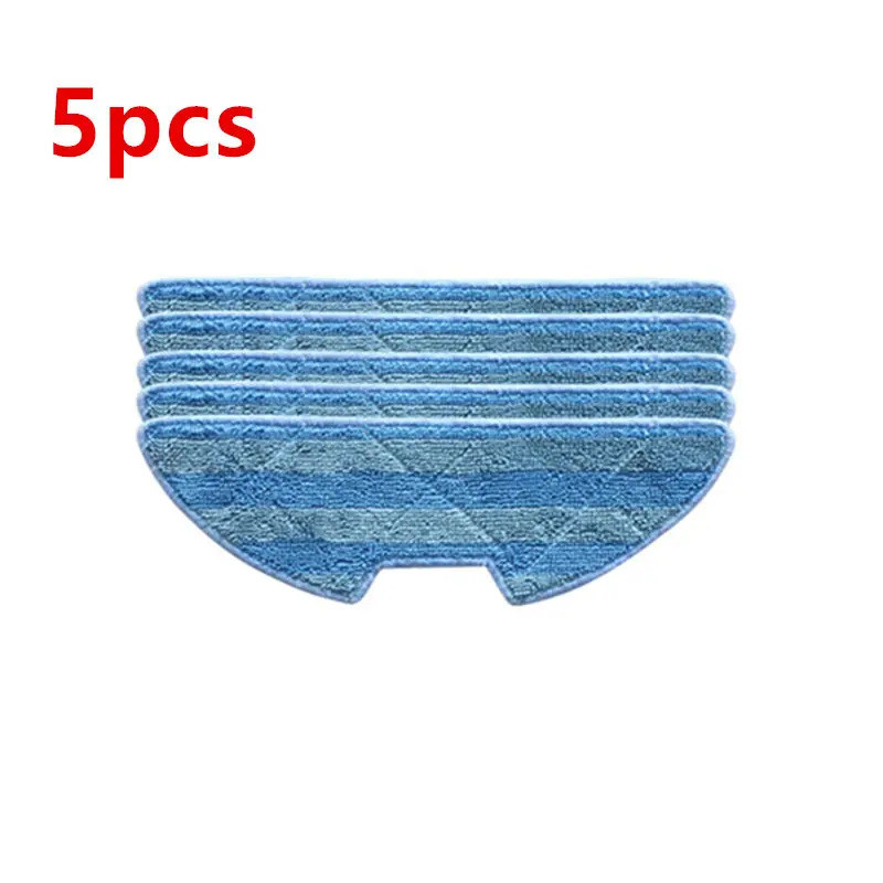 5pcs หุ่นยนต์เครื่องดูดฝุ่น Mop ผ้า Rags สําหรับ Kitfort KT-552-2 KT-552-1 หุ่นยนต์เครื่องดูดฝุ่นอุป