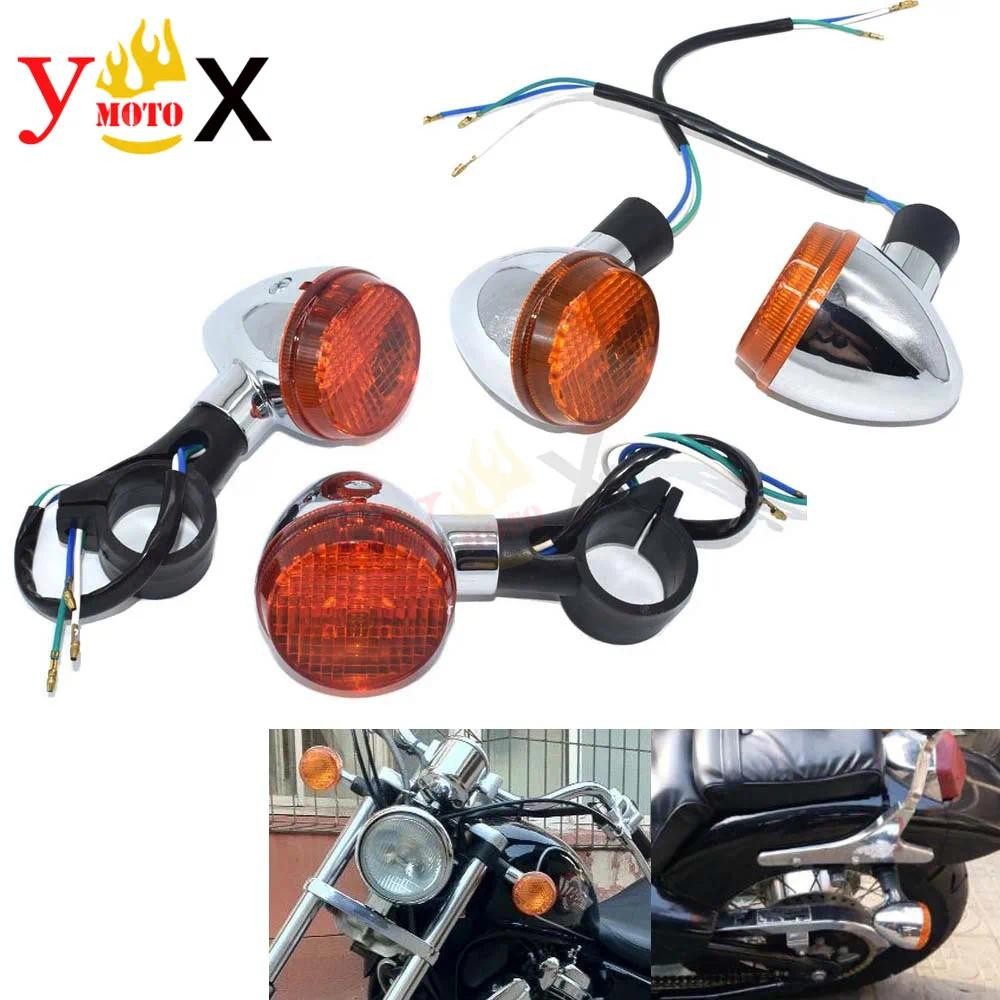 VT 400/750 VLX 400/600 ด้านหน้า/ด้านหลังไฟเลี้ยวไฟแสดงสถานะสําหรับ Honda Shadow VT400 VT750 Steed 40