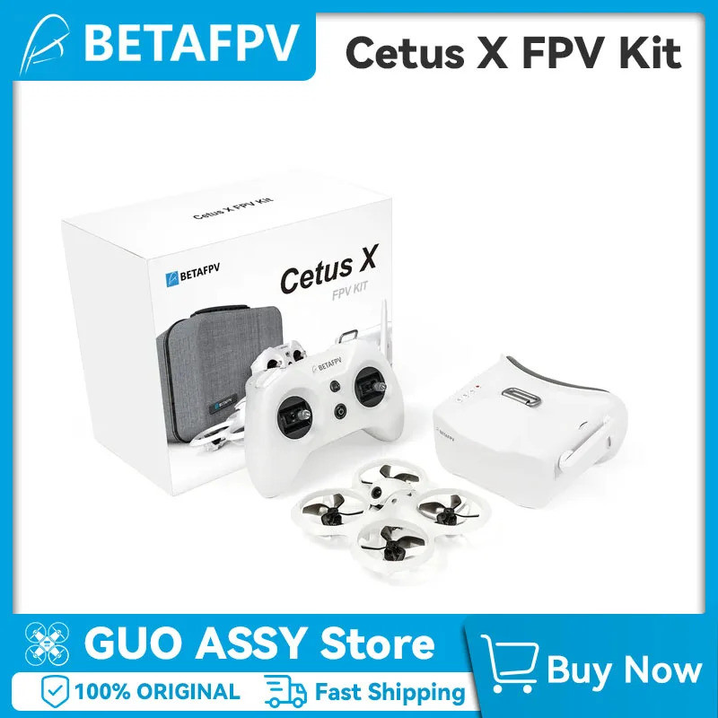 BETAFPV Cetus X FPV Kit BT2.0 450 550mah VR03 FPV Goggles