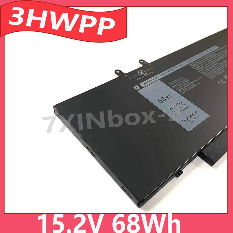 3HWPP 15.2V 68Wh OEM แบตเตอรี่แล็ปท็อปสําหรับ Dell Latitude 5401 5501 5511 Precision 3541 3551 03HWP