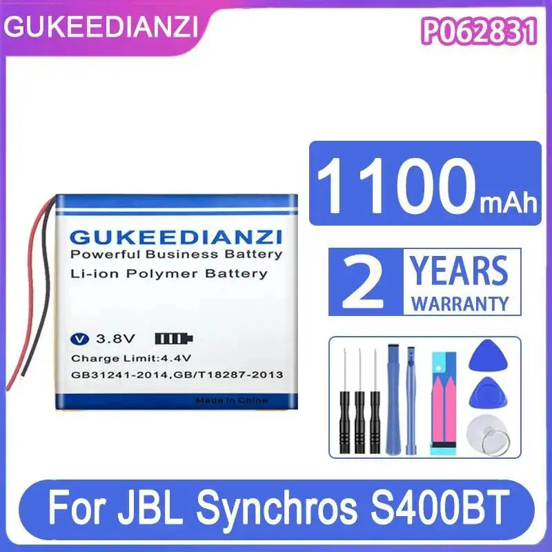 สําหรับ Jbl Synchros S400BT Tune 500BT 600BT หูฟังไร้สายแบตเตอรี่ความจุสูง P062831 1100มิลลิแอมป์ชั่