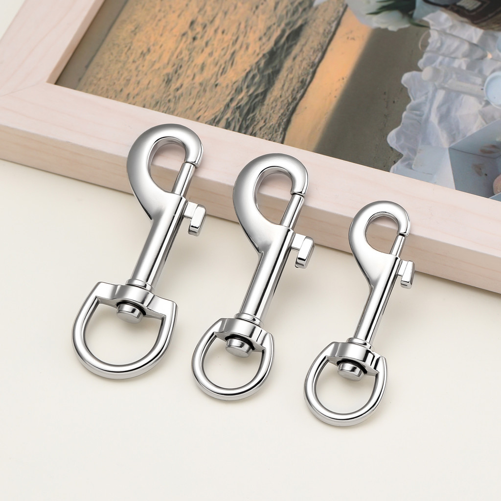 St.kunkka 45-85mm ตะขอเกี่ยว Zinc Alloy Lobster Clasp หมุนได้ หนาพิเศษ ตะขอพวงกุญแจ ตะขอสายจูงสุนัข สำหรับทำกระเป๋า DIY