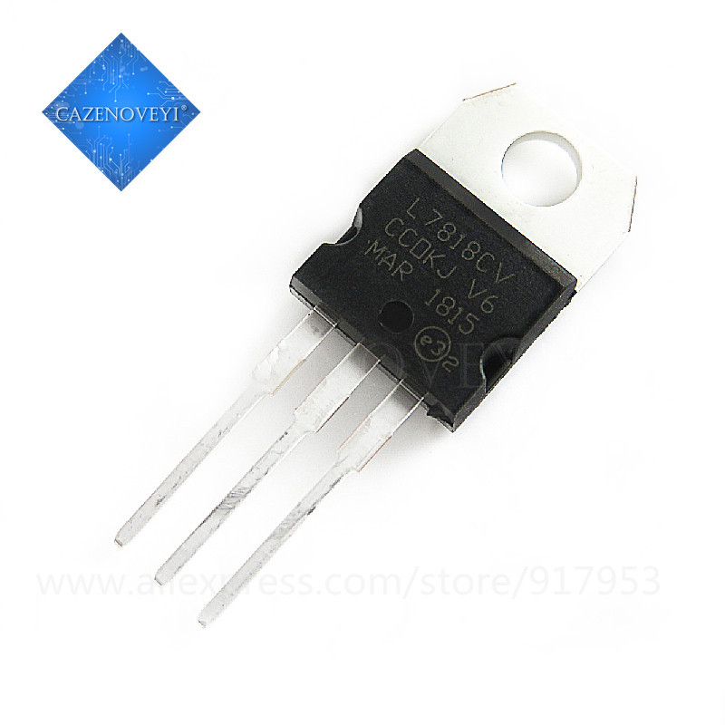 10 ชิ้น L7818CV L7818 7818 TO-220 ชิปเดิมใหม่