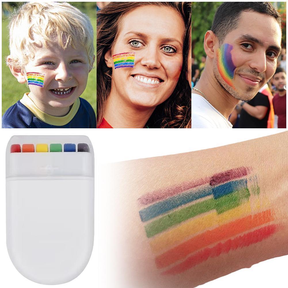Pride Make-up Sticks Festival Party สีหน้าเข้มข้น Fun Body Flag กิจกรรม Y6a1