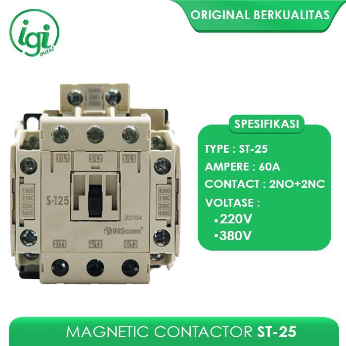 MAGNETIC CONTACTOR ST 25 / AC CONTACTOR TYPE ST 25