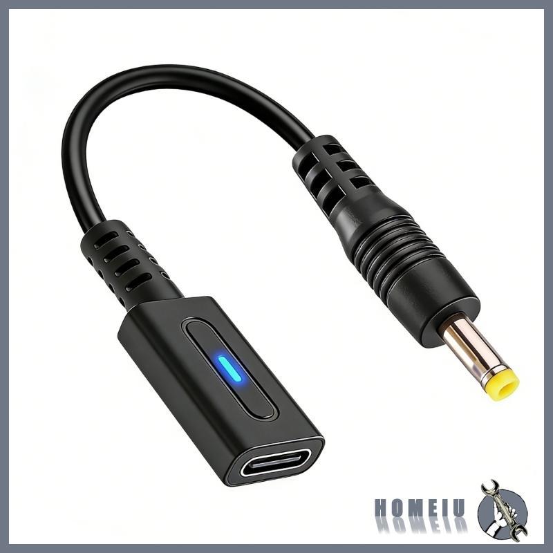 HOMEIU Fast Speed Type C ถึง PSP1000 2000 สายชาร์จพร้อมไฟ LED สําหรับเดินทางสะดวก