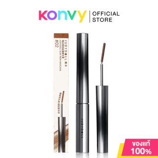 Judydoll Slim Iron Mascara 2g #02 Brown มาสคาร่าหัวเหล็กทรงสลิม จูดี้ดอล ให้ขนตายาว เรียงเส้น ดูเป็นธรรมชาติ.