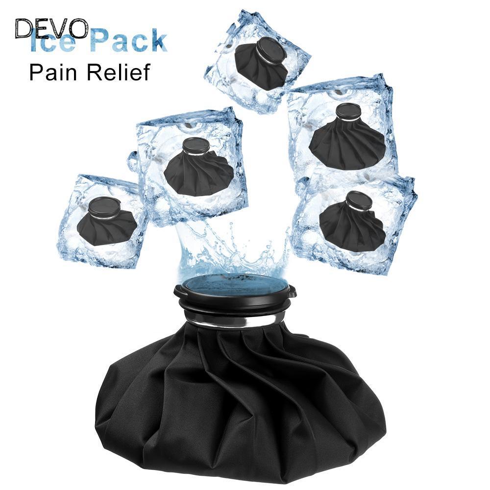 DEVO กระเป๋าเก็บความเย็นสําหรับเข่าหัวขาวัสดุระบายอากาศการบาดเจ็บ Care