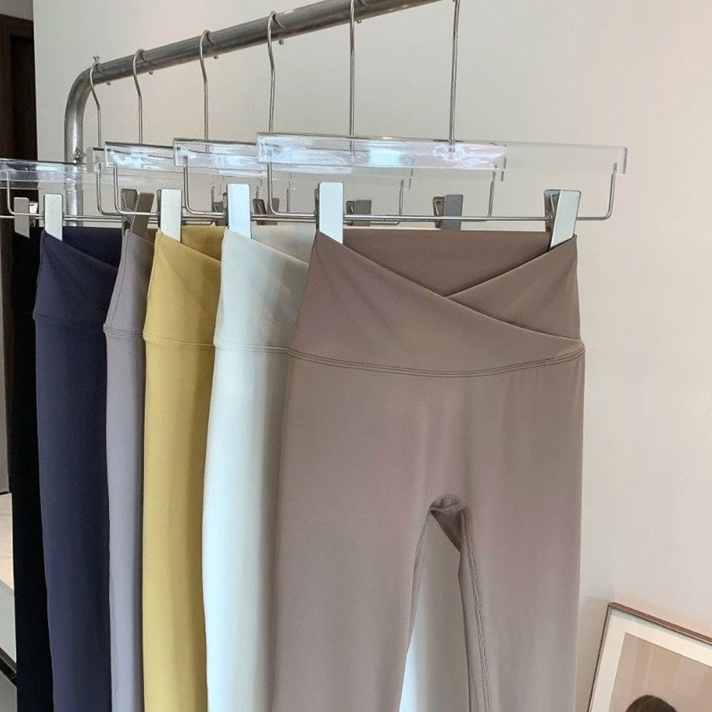 MAGIEYOGA กางเกงกีฬาการบีบอัด High-Rise Butt Lifting Running ไม่มี T-stitch Yoga Leggings