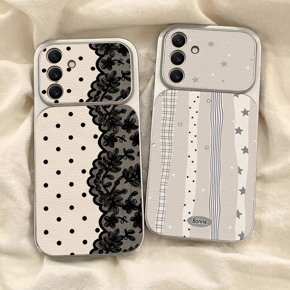 เคสซัมซุง For Samsung S26 Ultra A57 A37 A27 A56 A17 A07 A55 A16 A05S S25 Ultra S24 S23 FE A26 เคสนิ่มลายหนังแกะ สีพื้น