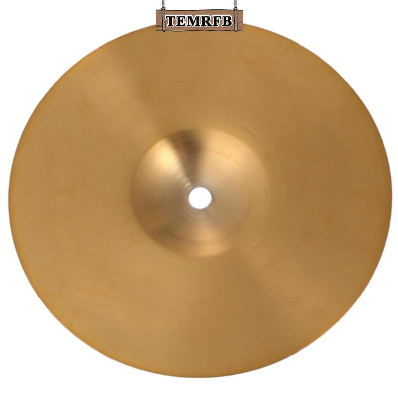[temrfb] Jazz Drum Crash Cymbal, Practice Cymbal, Brass Performance Beginner Drum Players Traditional Drum Cymbals,
