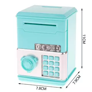 [InterfunT] กระปุกออมสินรหัสผ่านสําหรับเด็ก Mini ATM เหรียญเงินสดกล่องเงินสําหรับเด็กของเล่นวันเกิด