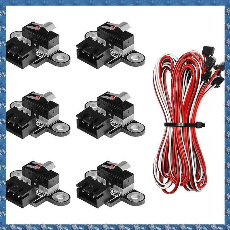 (PGM)6PCS Mini Limit Switches พร้อม 1M 3 Pin สําหรับ 3018-PROVer/3018-MX3/3018-PROVer
