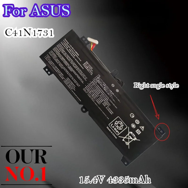 C41N1731 C41N1731-2 แบตเตอรี่แล็ปท็อปสําหรับ ASUS ROG Strix Gl704 GL504GM G515GV GL504GW GL504GS GL7