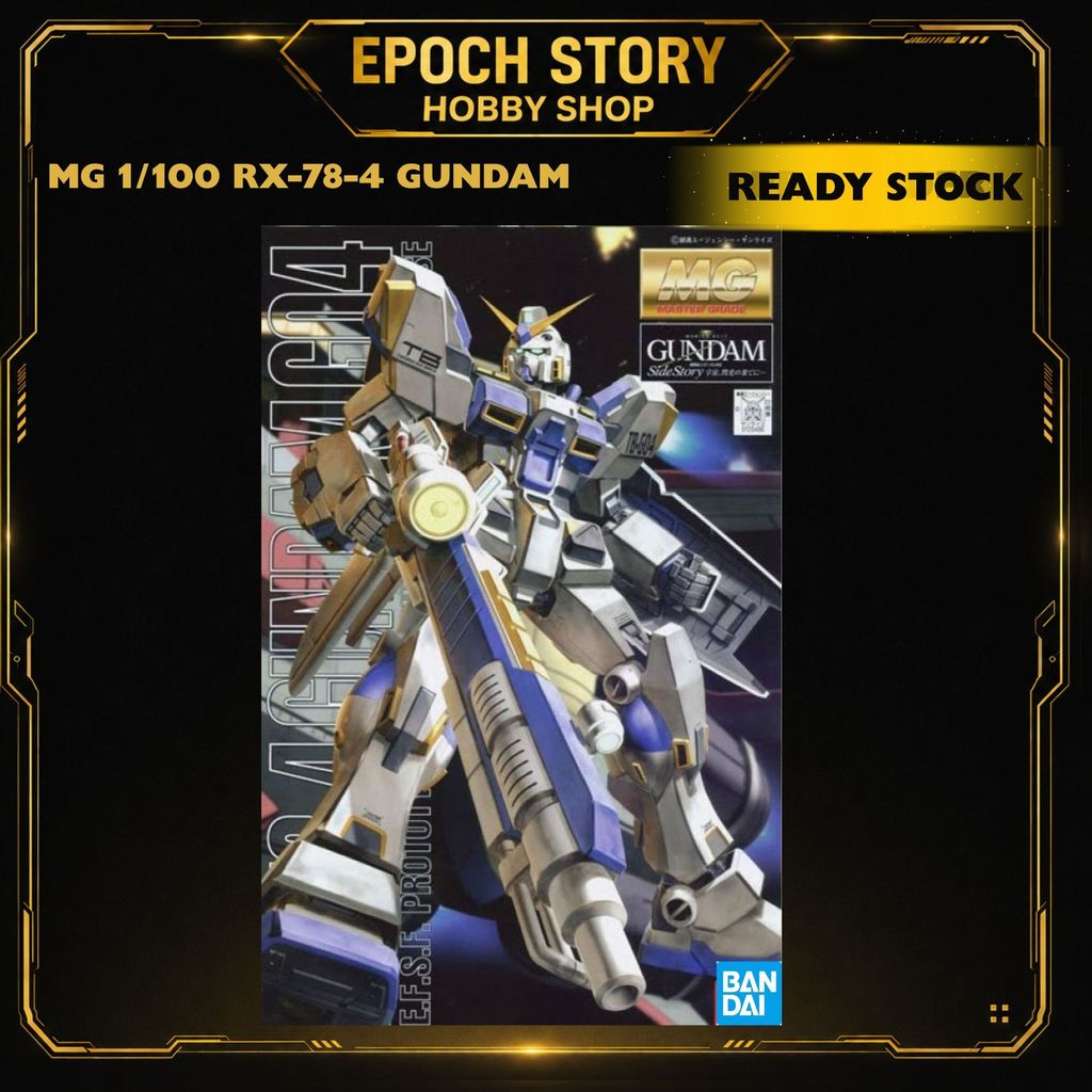 BANDAI MG 1/100 RX-78-4 GUNDAM ประกอบรุ่น