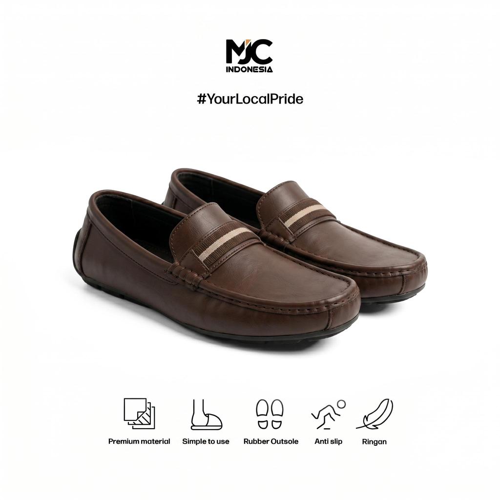 MJC Indonesia X Regal - รองเท้าโลฟเฟอร์ลําลองผู้ชาย สีน้ําตาลอ่อน สําหรับทํางานและแฮงค์เอาท์ รองเท้า