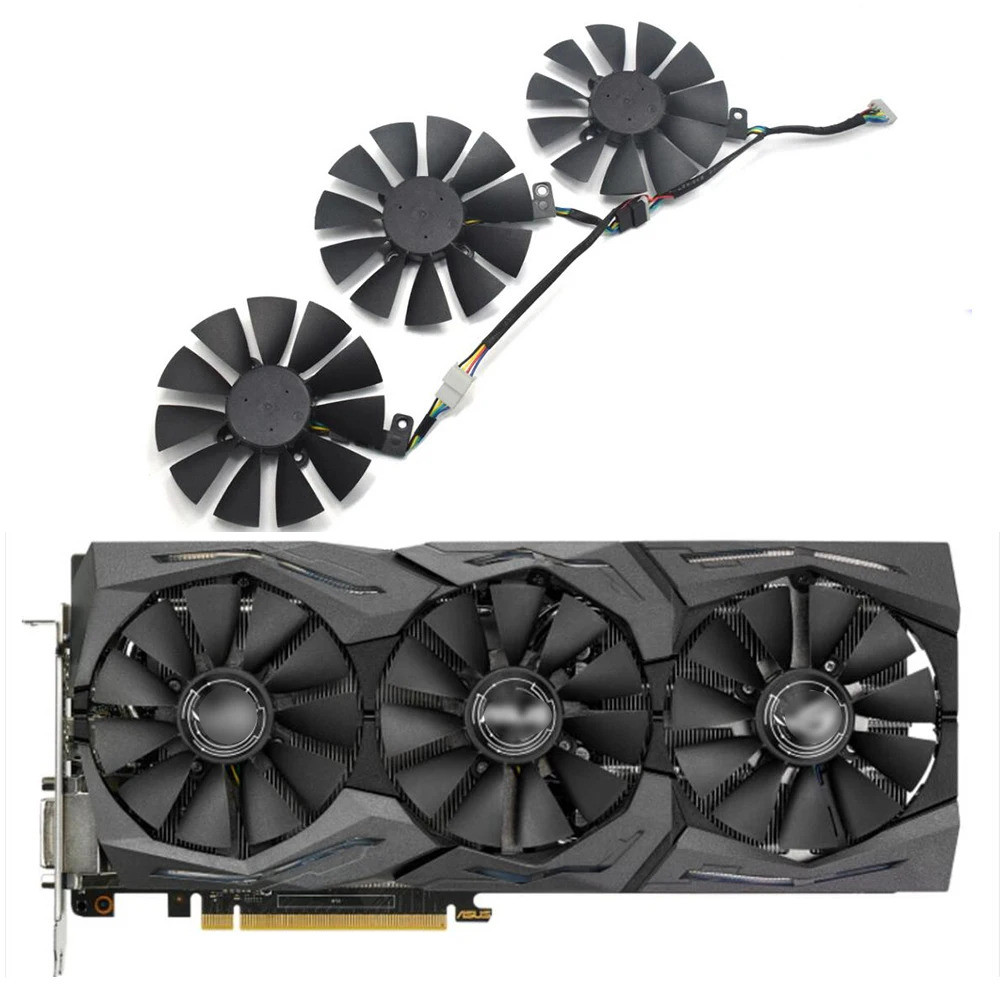 ใหม่ 87 มม. T129215Su ASUS สําหรับกราฟิกการ์ด Strix Rx480 RX 580 GTX 980ti R9 0x GTX 1060 1070 1080 