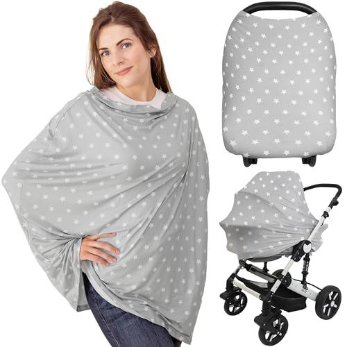 [Direct from Japan] KeaBabies Baby Car Seat Canopy Nursing Cover All-in-One Multi-Purpose Nursing Co